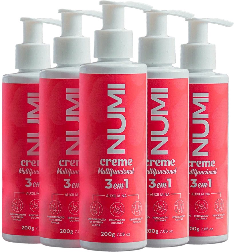 Creme NUMI - Kit 5 Potes